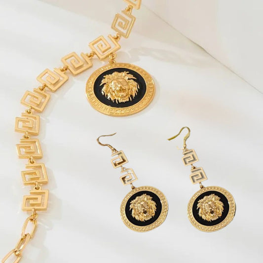 Set Regal Cercei+Colier Lion