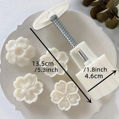 Set de 5 forme pentru prăjituri cu flori